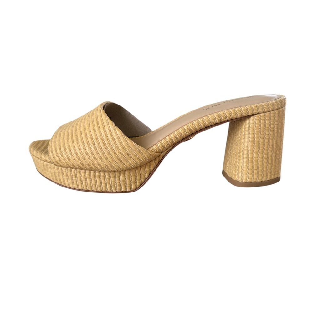Veronica Beard Dali Leather Platform Sandals - Picture 4 of 9